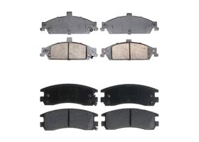 Kit De Balatas Cerámicas Delanteras Y Traseras Service Grade