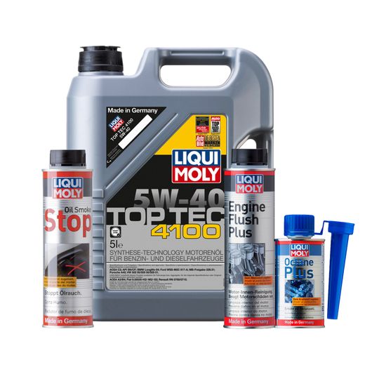 liqui-moly-kit-de-aceite-top-tec-4100-5w40-enjuague-de-motor-y-aditivos-oil-smoke-stop-y-octane-plus-0
