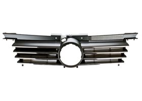 Parrilla Mate Negra Con Moldura Cromada