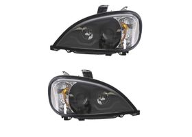 Par De Faros Con Lupa Con Leds Fondo Negro