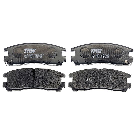 trw-balatas-bajos-metales-traseras-dodge-avenger-1999-2000-avenger-v6-2-5l-l4-2-0l-0