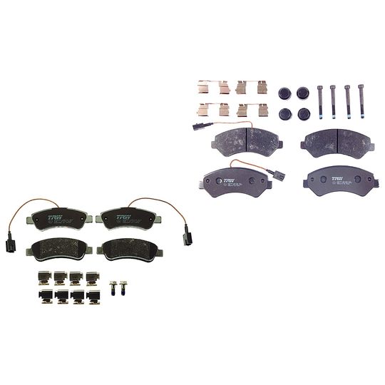 trw-kit-de-balatas-bajos-metales-delanteras-y-traseras-ram-promaster-2014-promaster-3500-v6-3-6l-l4-3-0l-0