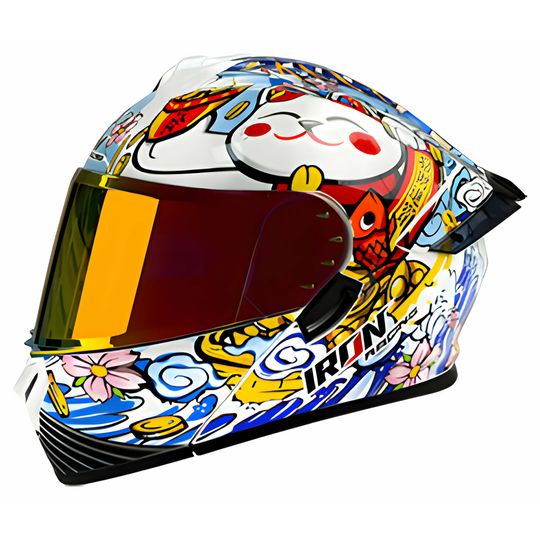 masuda-casco-abatible-iron-racing-gato-fortuna-azul-talla-xl-0