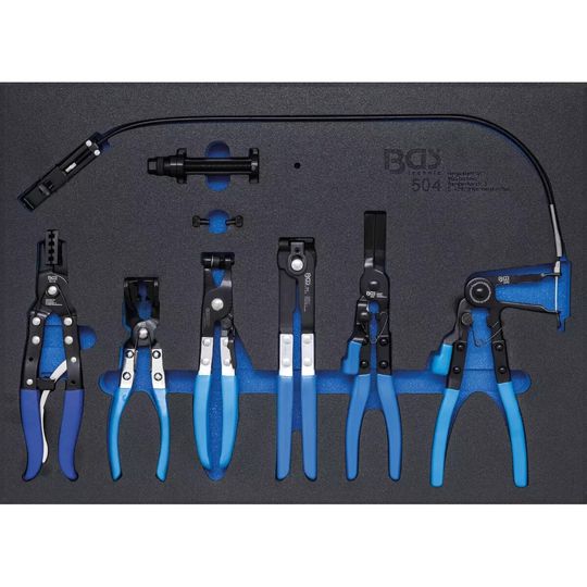 bgs-juego-de-pinzas-para-abrazaderas-con-bandeja-6-piezas-0