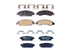 Kit De Balatas Ceramicas Delanteras Y Traseras