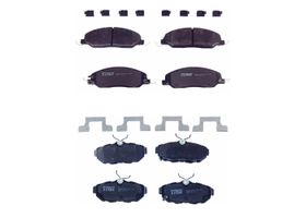 Kit De Balatas Ceramicas Delanteras Y Traseras