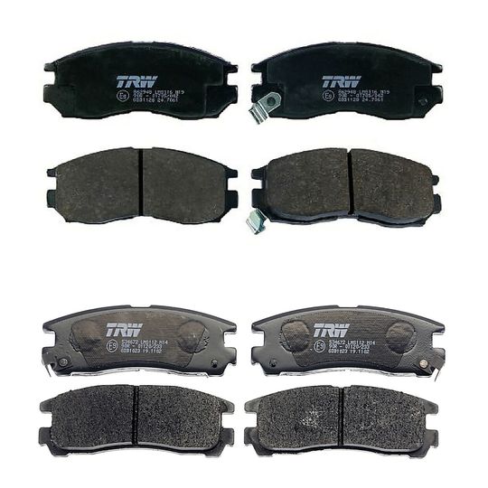 trw-kit-de-balatas-bajos-metales-delanteras-y-traseras-mitsubishi-galant-1990-2001-galant-v6-3-0l-0 trw-kit-de-balatas-bajos-metales-delanteras-y-traseras-mitsubishi-galant-1990-2001-galant-v6-3-0l-0