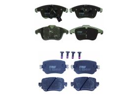 Kit De Balatas Bajos Metales Delanteras Y Traseras
