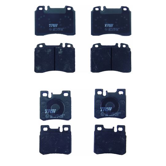 trw-kit-de-balatas-bajos-metales-delanteras-y-traseras-mercedes-benz-serie-e-1994-e500-0