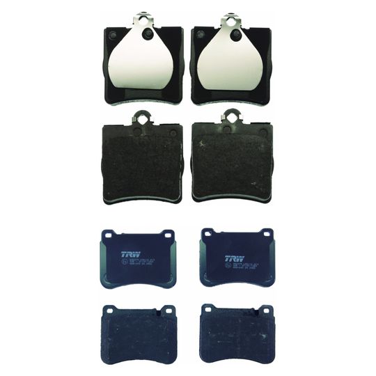 trw-kit-de-balatas-bajos-metales-delanteras-y-traseras-mercedes-benz-serie-c-2005-c230-0
