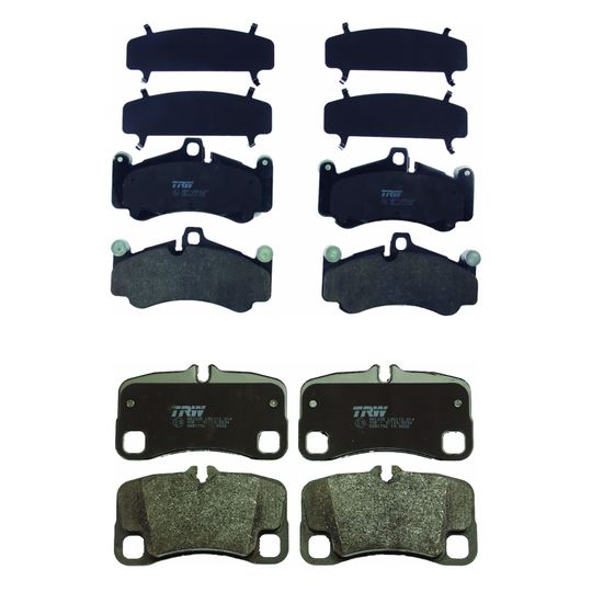trw-kit-de-balatas-bajos-metales-delanteras-y-traseras-porsche-911-2010-2011-911-0