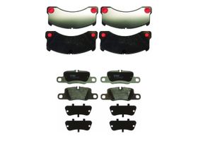 Kit De Balatas Bajos Metales Delanteras Y Traseras AWD, RWD