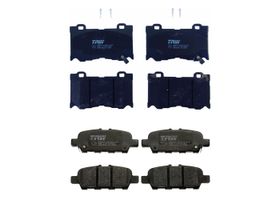 Kit De Balatas Bajos Metales Delanteras Y Traseras AWD, RWD