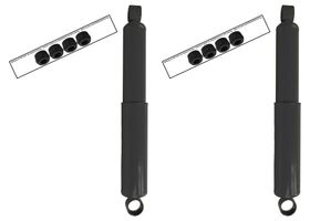 Par De Amortiguadores Gas Delanteros Magnum