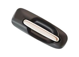 Manija Puerta Exterior Delantera Negro/Cromado Sin Hoyo Para Llave Lado Pasajero