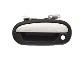 Manija Puerta Exterior Delantera Negro/Cromado Con Hoyo Para Llave Lado Conductor