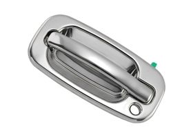 Manija Puerta Exterior Delantera Cromado Con Hoyo Para Llave Lado Conductor