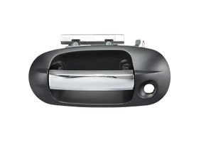 Manija Puerta Exterior Delantera Negro/Cromado Con Hoyo Para Llave Lado Conductor