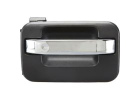 Manija Puerta Exterior Delantera O Trasera Negro/Cromado Sin Hoyo Para Llave Lado Pasajero