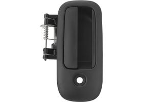 Manija Puerta Exterior Trasera Lateral Lisa Negra Con Hoyo Para Llave Lado Pasajero