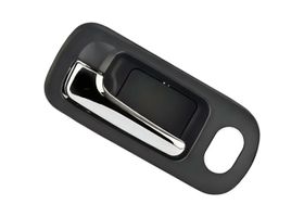 Manija Puerta Interior Delantera Negro/Cromado Con Hoyo Para Seguro Lado Conductor