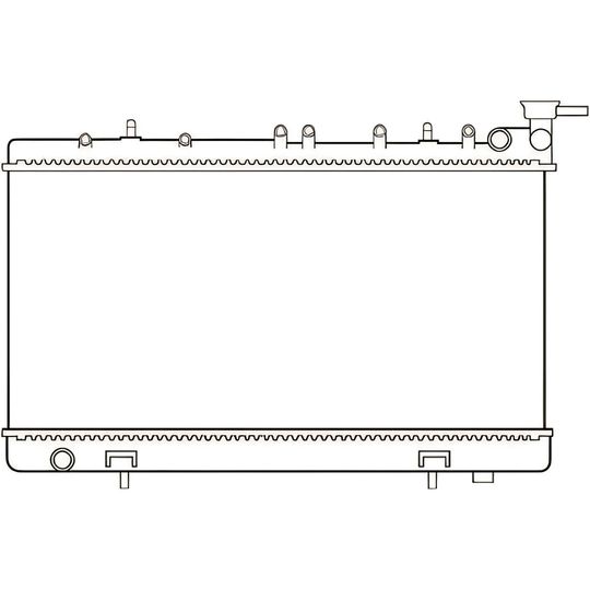 valeo-radiador-de-agua-nissan-sentra-1996-2000-sentra-l4-1-6l-0