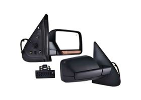 Espejo Corrugado Con Desempañante Con Direccional Con Luz Inferior Eléctrico Con Memoria Lado Pasajero