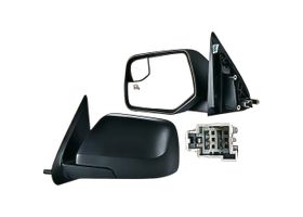 Espejo Corrugado Con Desempañante Eléctrico Con Punto Ciego Lado Conductor