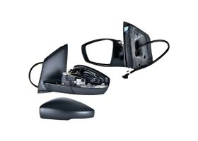 Espejo Corrugado Con Desempañante Con Direccional Eléctrico Lado Conductor