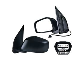 Espejo Corrugado Con Desempañante Eléctrico 5 Pines Lado Conductor