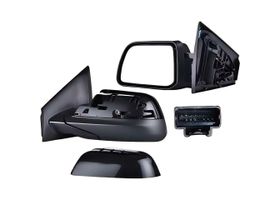 Espejo Para Pintar Con Desempañante Con Luz Eléctrico Lado Conductor