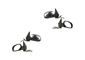 Par De Espejos Satinado/Corrugado Con Desempañante Eléctrico