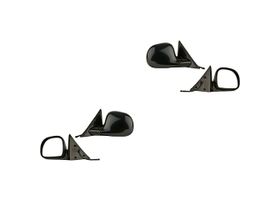 Par De Espejos Negro Eléctrico 3 Pines