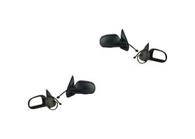 Par De Espejos Negro Con Desempañante Eléctrico 5 Pines