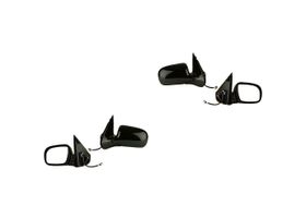 Par De Espejos Negro Eléctrico 3 Pines