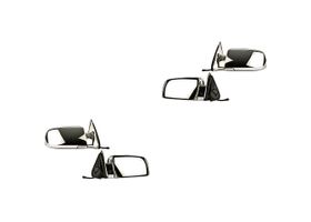Par De Espejos Cromado Eléctrico 3 Pines