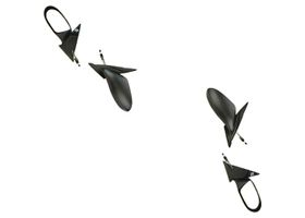 Par De Espejos Negro Con Control