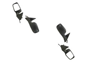 Par De Espejos Negro Con Desempañante Eléctrico 5 Pines