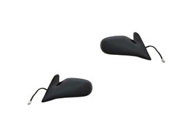 Par De Espejos Negro Eléctrico 3 Pines