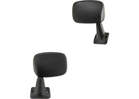 Par De Espejos Negro Corrugado Manual