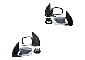 Par De Espejos Cromado Eléctrico 3 Pines