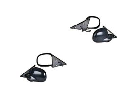 Par De Espejos Negro Eléctrico 3 Pines