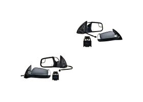 Par De Espejos Cromado Con Desempañante Eléctrico Con Punto Ciego