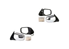 Par De Espejos Cromado Eléctrico 3 Pines