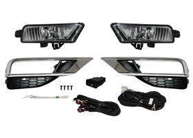 Juego De Faros Para Niebla Con Parrilla