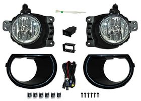 Juego De Faros Para Niebla Con Parrilla Negra