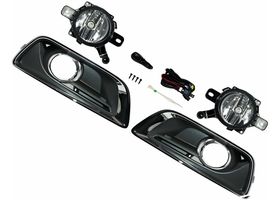 Juego De Faros Para Niebla Con Parrilla Filo Cromado