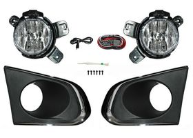 Juego De Faros Para Niebla Con Parrilla