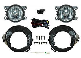 Juego De Faros Para Niebla Con Base Para Defensa De Plástico