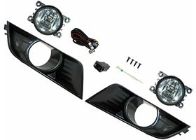 Juego De Faros Para Niebla Con Parrilla Negra